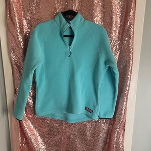 Vineyard Vines Turquoise Half-Zip Sweater